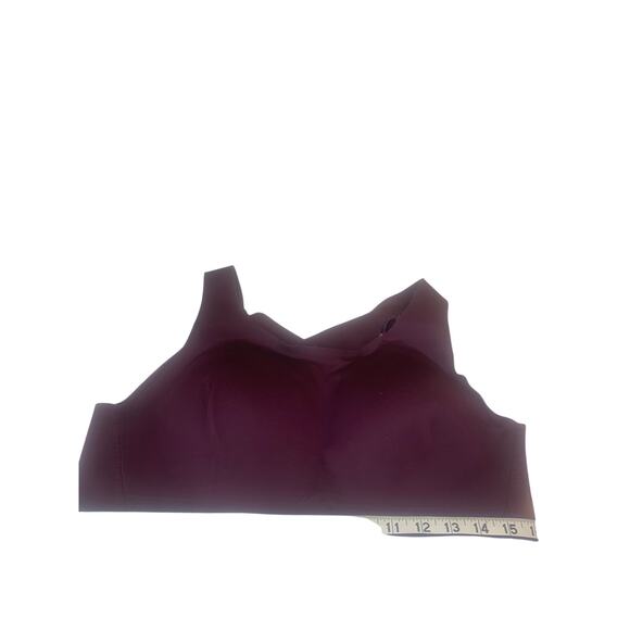 Lululemon Crossback Sports Bra Burgundy M Wireless Soft Support - Picture 4 of 7